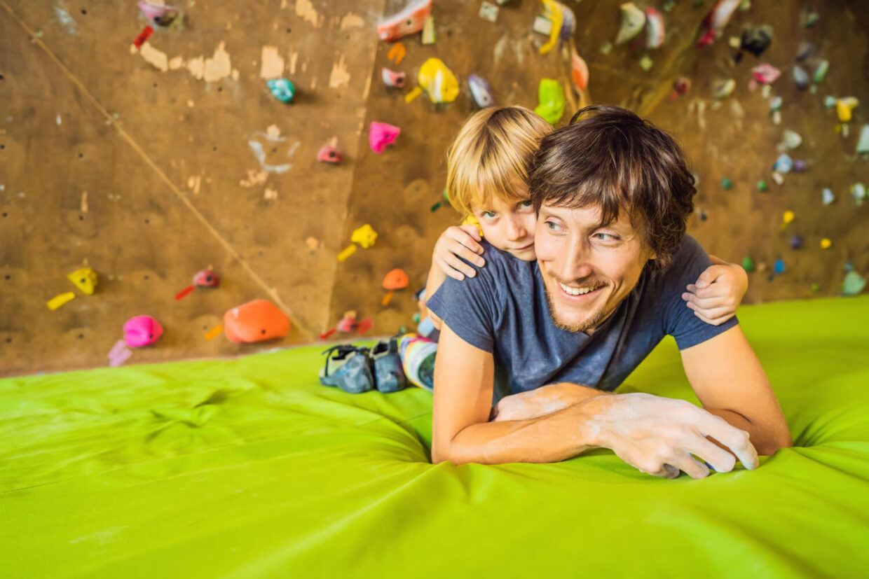 Why did we build Clava? 5 indoor climbing with the boys